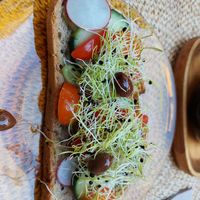 Avocado toast : great at Biomio Brunch Ecológico in Sevilla