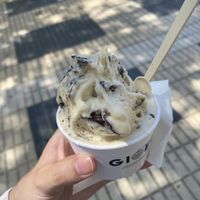 Vanilla with chocolate pieces   at Gioelia in Sevilla