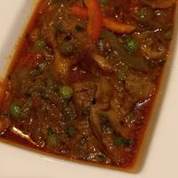 Madras curry at Gurkha Kitchen in Carvoeiro