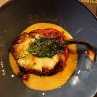 Poiron gratiné (?) at L'Atelier in Murol