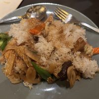 Vegan fried rice with tofu  at Palais de Chine in Saeul