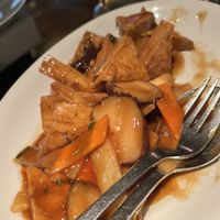 Homemade tofu and vegetables   at Palais de Chine in Saeul