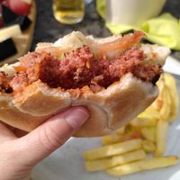 Inside the burger (September 2021) at Prince Llewelyn Hotel in Beddgelert