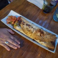 Burrito Party, 12€. at La Garrina Natural Wine Bar in Girona