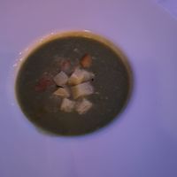Brokkolisuppe at Antiqua Osteria Da Ugo in Opatija