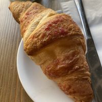 Raspberry croissant  at 200 Degrees Coffee in Manchester
