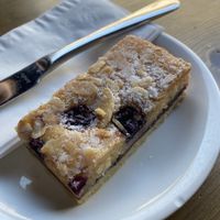 Blueberry Bakewell  at 200 Degrees Coffee in Manchester