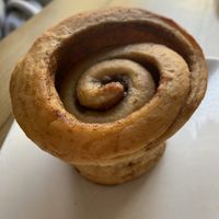 Cinnamon bun  at 200 Degrees Coffee in Manchester