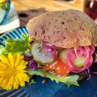 Burger... at Caféteket in Slagelse