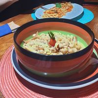 Pasta Ceci (with chickpeas and fried pasta) at Ahora Si in Samara