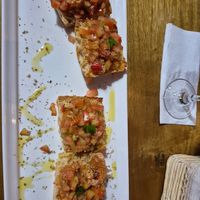 Bruschetta vegan at Ahora Si in Samara