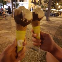 Veg Pistacchio e fondente in centro a gallipoli at Martinucci in Gallipoli