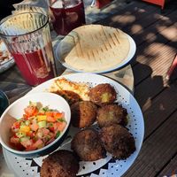 The vegan option of the lunch menu at Beten Gav in Minsk