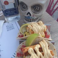 Soft shell tofu tacos at Majestic in Crete