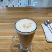 Oat latte at Café de Paulo in Inverness