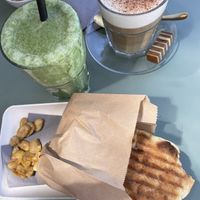 Panini pulled not chicken  at 'Ccino Caffetteria Paninoteca in Brielle