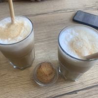 Hazelnut coconut iced lattes   at 'Ccino Caffetteria Paninoteca in Brielle