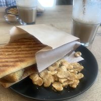 Falafel panini  at 'Ccino Caffetteria Paninoteca in Brielle