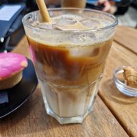 Iced Latte Kokos met kokosmelk at 'Ccino Caffetteria Paninoteca in Brielle