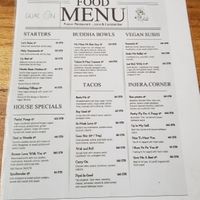 Food menu at Guac On in Addis Ababa