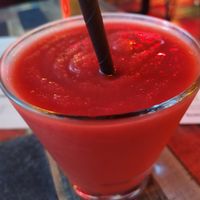 Strawberry daiquiri at Salerno Pizza in Edinburgh