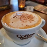 Cappuccino mit Hafermilch at Süßes Löchle in Lahr