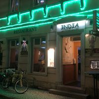 Außenbereich / outside  at Restaurant India in Weimar