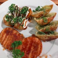 Starter vegan platter at K.O.I Kanpai in Breda