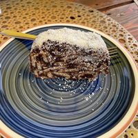 Chocolate salame #Veganuary at Pimpinelas Coffe Shop Vegetariano in Santa Cruz Madeira