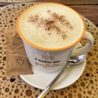 Match latte #Veganuary at Pimpinelas Coffe Shop Vegetariano in Santa Cruz Madeira