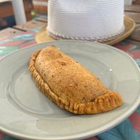 Vegan Empanada  #Veganuary at Pimpinelas Coffe Shop Vegetariano in Santa Cruz Madeira