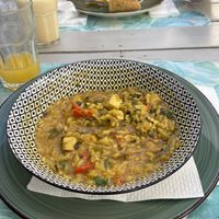   at Pimpinelas Coffe Shop Vegetariano in Santa Cruz Madeira