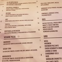Menu at 480Grad Pizza in Nuremberg