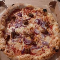 Pizza tuna at 480Grad Pizza in Nuremberg