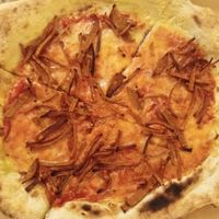 Sucuk (vegan pizza) at 480Grad Pizza in Nuremberg