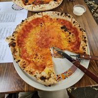 Margherita pizza at 480Grad Pizza in Nuremberg