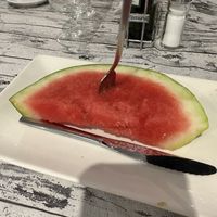 Dessert (watermelon)  at Monte Lierde in Huesca