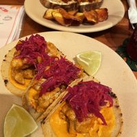 Cauli tacos were amazing  at La Kombucheria in Merida