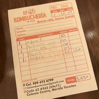   at La Kombucheria in Merida