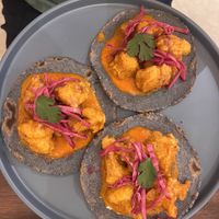 Tacos de coliflor   at La Kombucheria in Merida