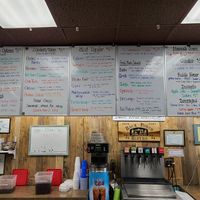 Inside Menu Board at Back Porch Bistro in Ellijay