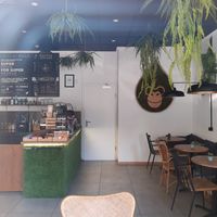 Interior (when closed) at Green Gorilla Café - Eaux Vives in Geneva