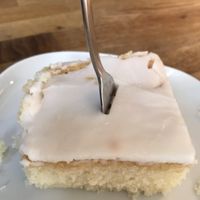 Citron cake at Sattgrün - Flingern in Dusseldorf