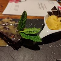 Salted Caramel Brownie at Ludwig in Bad Honnef