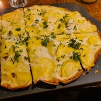 Veganer Flammkuchen at Ludwig in Bad Honnef