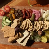 Vegan board was spectacular  at Salt Spring Wild Cider in Salt Spring Island