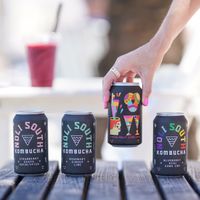 Local Kombucha’s the Acai and strawberry guava were our favorites! at The Green Stream in Santa Rosa Beach