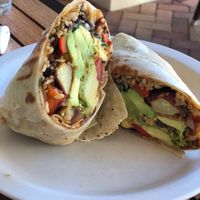 Best vegan spot around. Rivals anything on the west coast. Wonderful setting, delicious brunch. Fantastic service. Wish I lived nearby. I’d be a regular! Breakfast burrito was 10 at Christopher's Kitchen in Palm Beach Gardens
