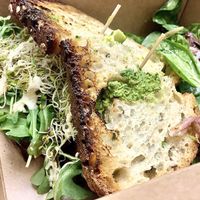 Vegan sandwich  at Christopher's Kitchen in Palm Beach Gardens