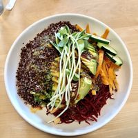 Vegan bowl at Christopher's Kitchen in Palm Beach Gardens